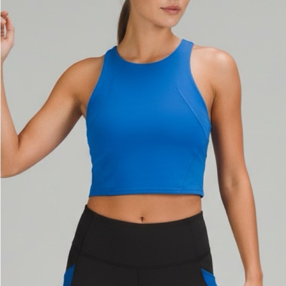 Lululemon Bright Blue Crop Tank / Sports Bra